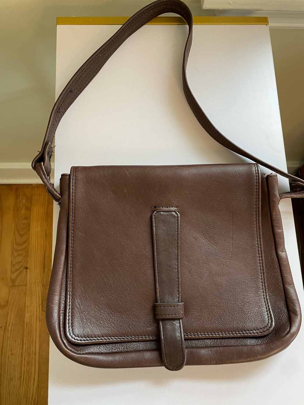 Vintage Cobblers Classic Made In The USA Leather Bag